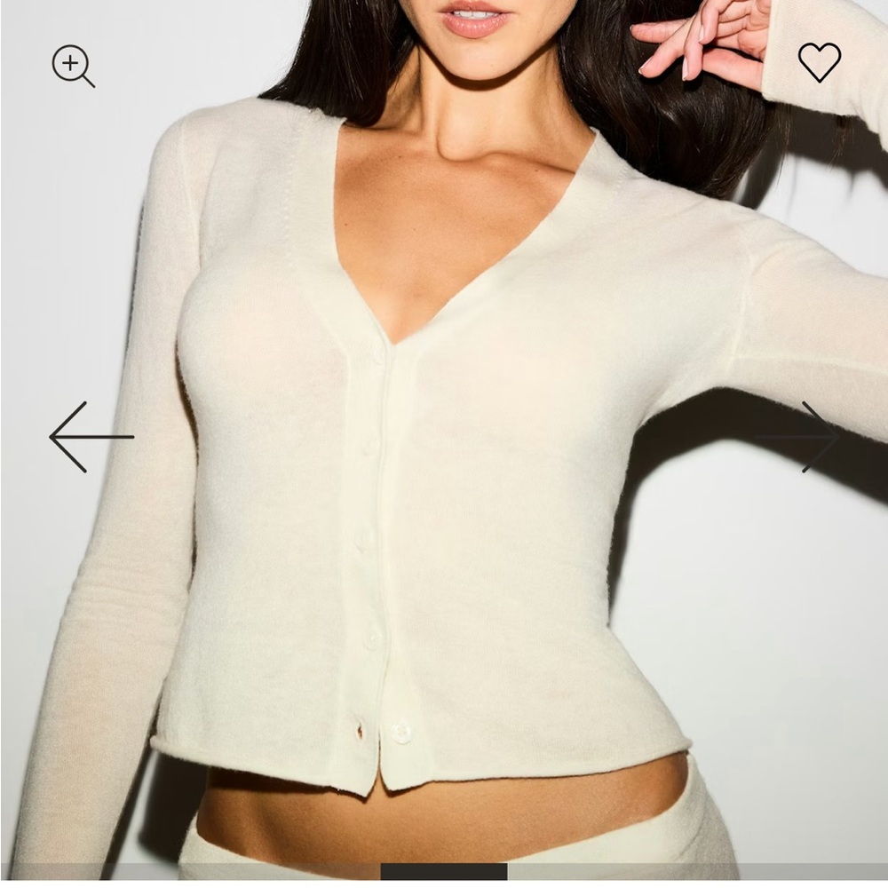 SKIMS Featherweight Cashmere Cardigan